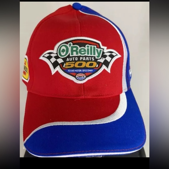 O'Reilly Auto Parts 500 Texas Motor Speedway Pennzoil Classic Ball Hat Cap - Picture 1 of 6